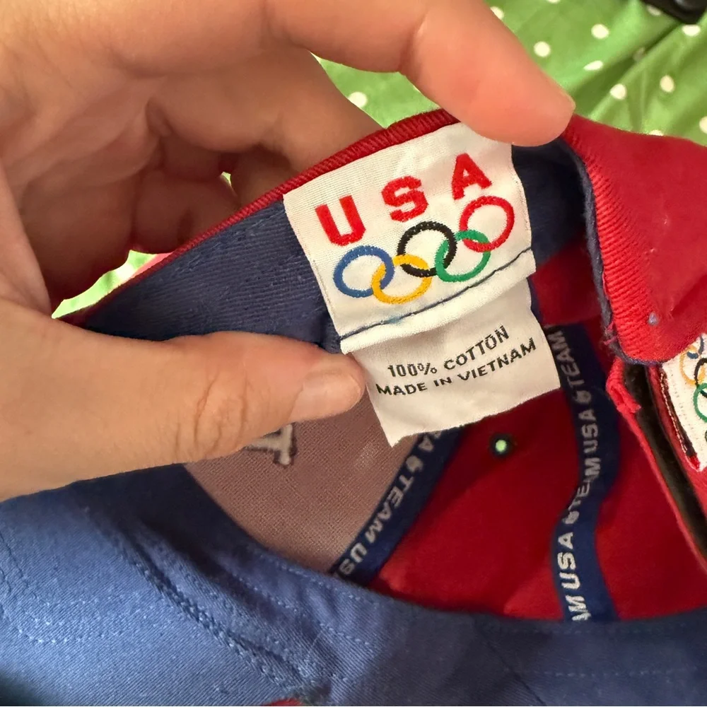 Olympic Team USA Red White & Blue Baseball Hat Cap - Picture 5 of 6